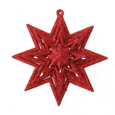 

Christmas Tree Decor Hollow Octagonal Star Shape Hanging Ornaments