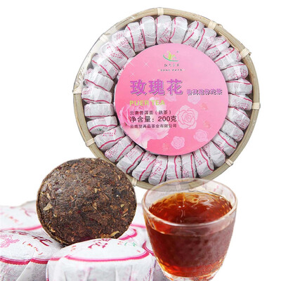 

Ripe Puer Mini Tuo Tea Rose Shu Puer Tea Chinese Yunnan Cooked Black Tea Healthy Care
