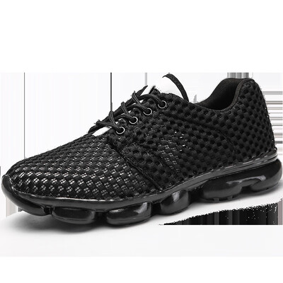 

Mens shoes sports shoes flying woven breathable running shoes non-slip jelly cushions