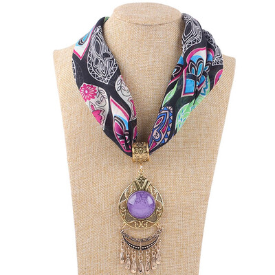 

Gobestart Floral Print Scarves Women Boho Beach Shawl Elegant Casual Wrap Necklace Scarf