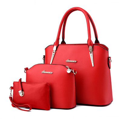

2017 Ladies Brand Designs Bag Women Handbags Leather Handbag Women Messenger BagsFamous Bags HandbagPurseMessenger Bag 3 Sets