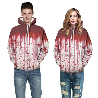 

Toponeto Couples Scary Halloween 3D Printed Party Long Sleeve Hoodie Top Sweatshirt