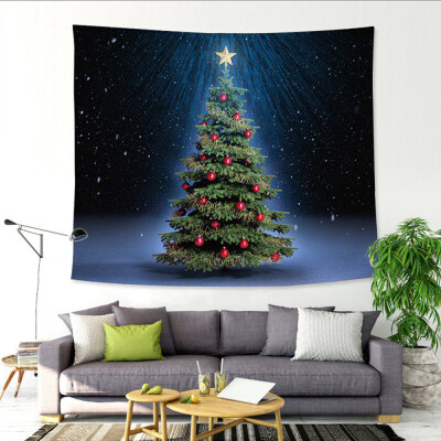 

〖Follure〗Xmas Art Home Wall Hanging Tapestry Wall Ornamentation Christmas Wall Decor