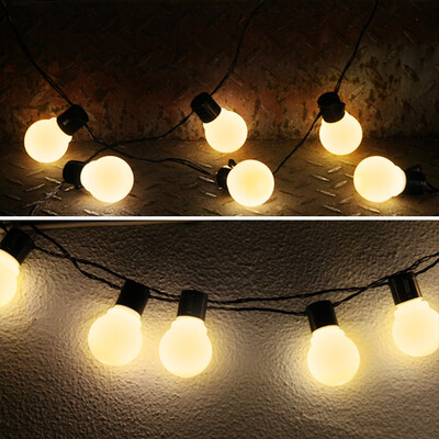 

5m Indoor Outdoor Garden Wedding Xmas Festoon Globe Fairy String Led Lights