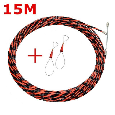 

Red&Black Wire Threader Cable Running Puller Threading Device Fiber Optic Lead Construction Tools