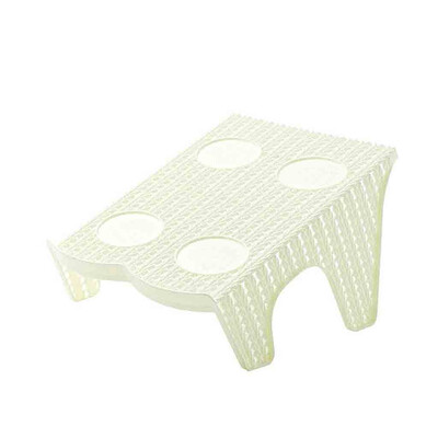 

Toponeto Shoe Slots Double Layer Plastic Space Saver Holder Shoes Box Organizer Storage