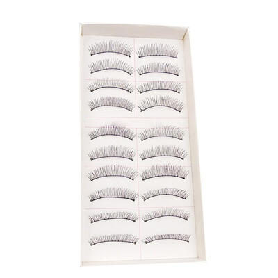 

10 Pairs Natural Long False Eyelashes Fake Lashes Makeup Extension Eyelash