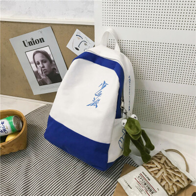 

Insfeng schoolbag female Korean version high school canvas harakata junior high school girl Japanese Backpack