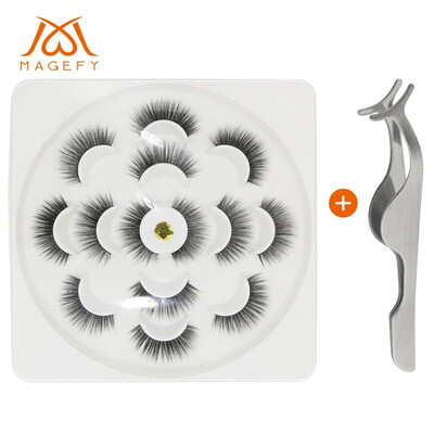 

〖Follure〗7 Pairs Of Lotuses With 3D Mink False Eyelashes And Natural Dense Eyelashes