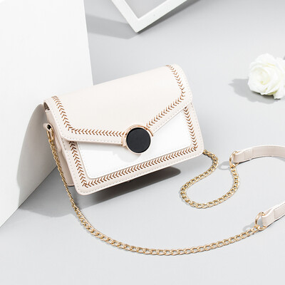 

In summer the tide of foreign-style girls is Korean leisure single shoulder messenger bag chain small square bag