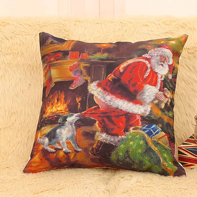 

Tailored Christmas Sofa Bed Home Decoration Festival Pillow Case Cushion Cover