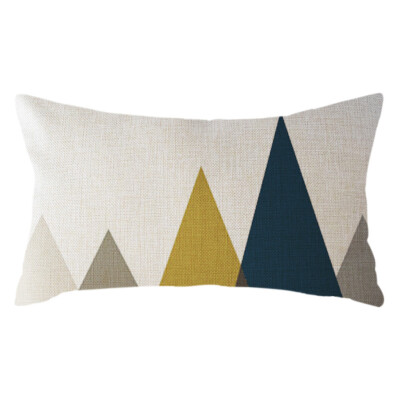 

Siaonvr Minimalist Geometric Pillow Case Linen 30x50cm Cushion Cover Home Decor