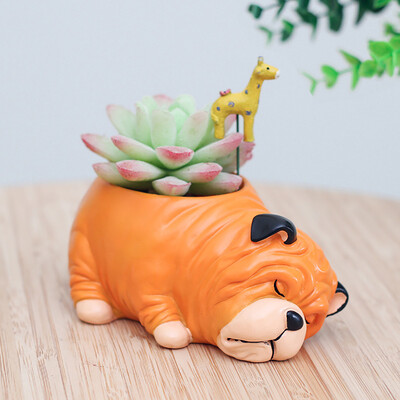 

Gobestart Cute Cartoon Animal Container for Home Garden Office Desktop Decoration