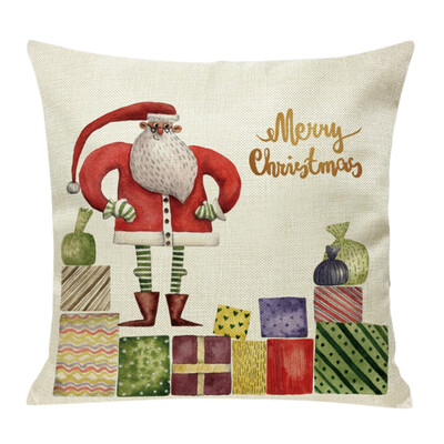 

Tailored Christmas Tree comfortable Sofa Festival Square Pillowcase Cushion