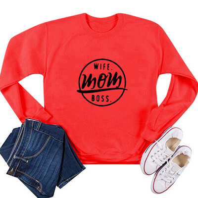

Tailored Women Printing Round Neck Long Sleeve Casual Blouse Sweatshirt