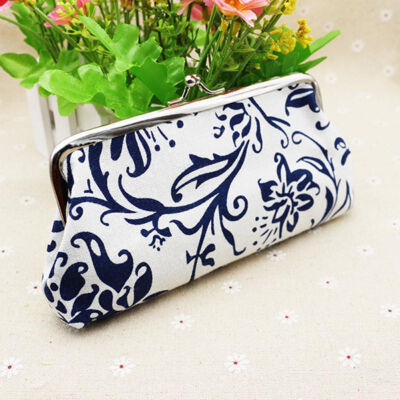 

Fashion Canvas Slim Wallets For Women Coin Purses Long Wallet Female Purse Card key Holder Small Female Mini Wallet