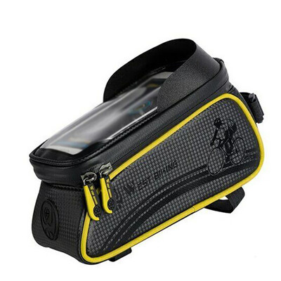 

WEST BIKING Bicycle Front Tube Pouch Bag Touch Screen Saddle Bag Bike Waterproof