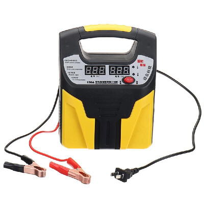 

12V24V Portable Electric Car Charging Device LCD Display Automatic Identification Eightfold Safety Protection Automatic Silent Bo