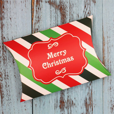 

FUNNYBUNNY Christmas Stripe Santa Party Paper Favour Gift Sweets Pillow Bags Boxes