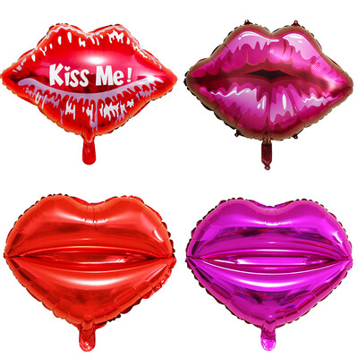 

Aluminum Film Lips Balloons Wedding Birthday Party Decoration Sexy Lips Balloon Decor Valentines Day