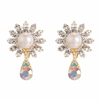 

Yoursfs Bridal Pearl long Earrings for Women Drop Pearl Cubic Zirconia Crystal Faux ivory Teardrop Diamond Look