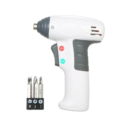 

Battery Operated Cordless Screwdriver Drill Mini Rotary Wireless Household DIY Electric Screw Driver Set 3 PCSScrews