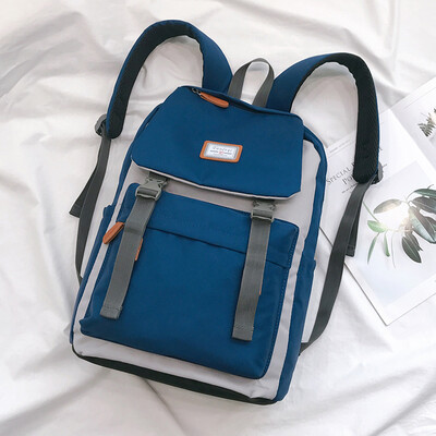 

Ins Wind Backpack Female Fashion Oxford Buchao High School Students Couple Backpack Backpack Male Mori