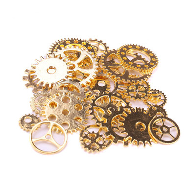 

40pcs Fashion Steampunk Wheel Gear Pendant Charms Watch Bracelet Jewelry Finding