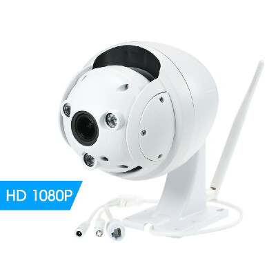 

4" HD 1080P 20MP 129" CMOS Wireless WIFI PTZ Medium Speed Dome IP Camera Outdoor Waterproof 28-12mm Auto Focus Lens 3pcs IR La