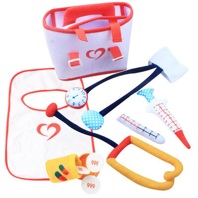 

1 Set Children Pretend Play Doctor Toys Soft Medical Kit Simulation Tools
