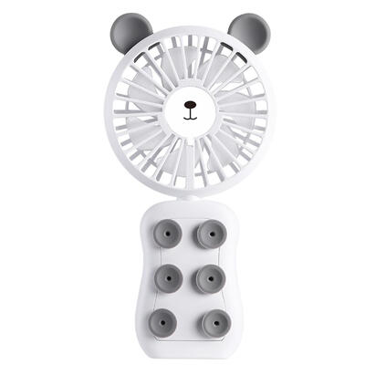

Cartoon 3 Speed Mini USB Folding Desktop Fan Electric Cooler wNight Light