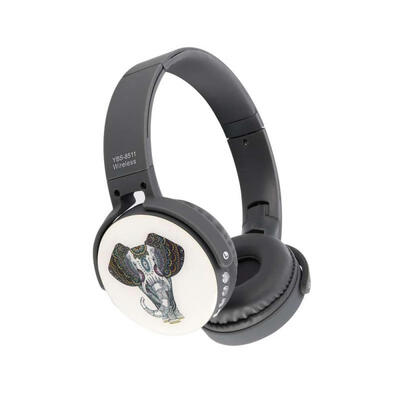 

YBS 8511 Painted Bluetooth Headphones Rotable Wireless Headsets Printed Ear-Cover With 35mm Cable