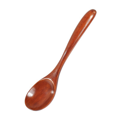 

Toponeto Wooden Spoon Fork Bamboo Kitchen Cooking Utensil Tools Soup-Teaspoon Tableware