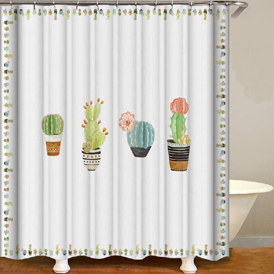 

Shower Curtain Fresh Style Blackout Curtains Waterproof Mildew-proof Bathroom Curtain 71"x71