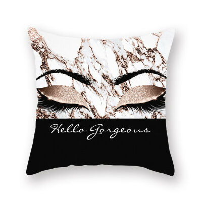 

Eyelash Lash Square Home Sofa Decor Pillow Cover Case Cushion Cover Size 18