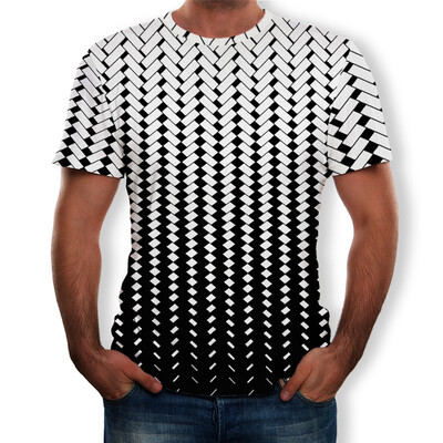 

Toponeto Mens Summer New Style 3D Printed Short Sleeves Fashion Comfort Blouse Top