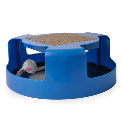 

Pet Cat Toy False Mouse Turbo Scratching Board Cats Kitten Interactive Toys