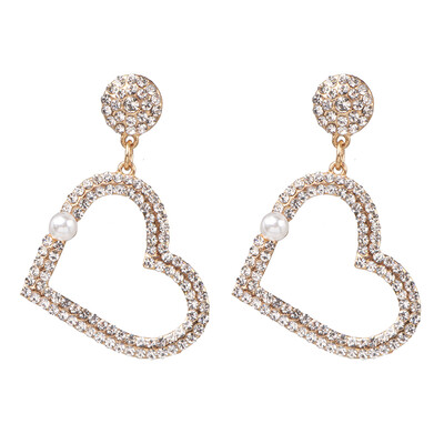 

2019 Bohemian Crystal moon stars Drop Earrings For Women Vintage Earrings Female Fashion Party Jewelry Brincos