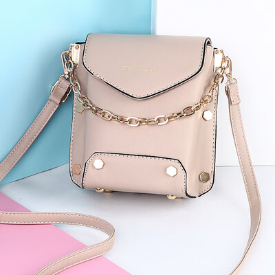 

Summer womens fashion fashion one-shoulder bag Korean-style one-to-one one-way bag rivet chain small square bag