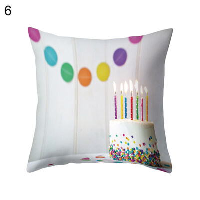 

Multicolor Candy Food Cushion Cover Home Office Cafe Car Decoration Pillow Case