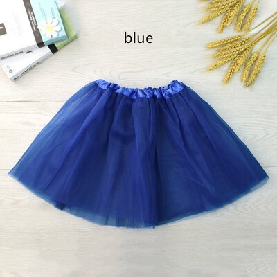 

2018 New Fashion 12 Colors Baby Girl Child Baby Three-layer Mesh Dance Skirt Ballet Dress Puffy Skirt