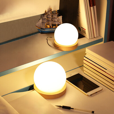 

〖Follure〗Night Light Ball Shaped USB Lamp Kids Gift Home Desk 3D LED Decor