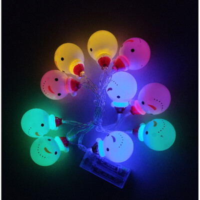 

Toponeto 10LEDs SnowmanSanta Fairy Light String Lamp Christmas Tree Party Yard Decor