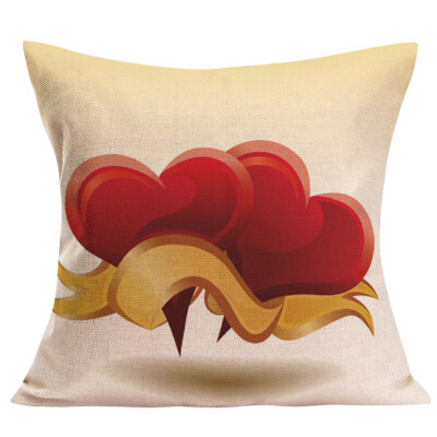 

Siaonvr Valentines Day Fashion Throw Pillow Cases Cafe Sofa Cushion Cover Home Decor E