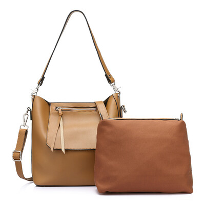

LOVEVOOK women fashion women bucket bag high quality artificial leather shoulder messenger bag female handbag black tote bag