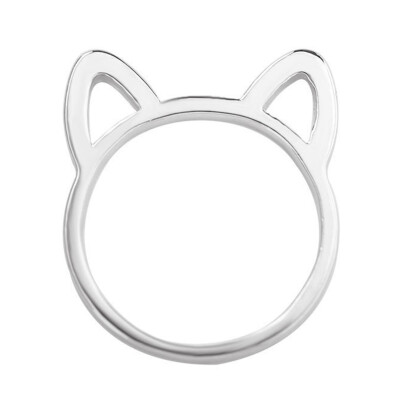 

New Fashion Accessories Jewelry Rings Lovely kitty Cat Ear Rings for Women Wedding Gifts Simple Style 3 choice