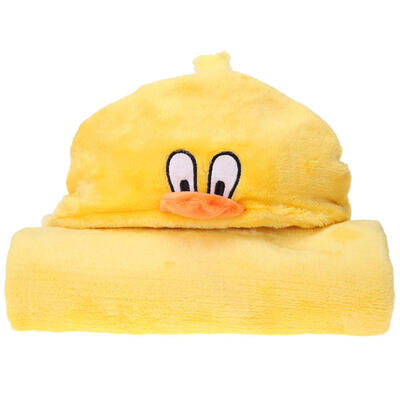 

Lovely Soft Coral Fleece Baby Bath Towel Children Bathrobe Cartoon Blanket