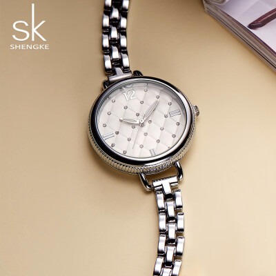 

SHENGKE wins 25 hot&simple fashion dial with diamond 3 meters waterproof watch