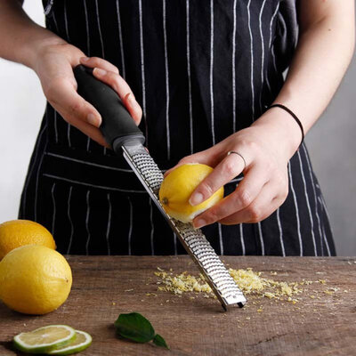 

12inch Metal Cheese Grater Chocolate Lemon Zester Fruit Peeler Kitchen Gadget