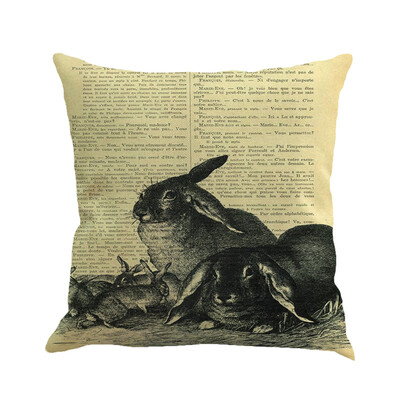 

〖Follure〗Easter Sunday Throw Pillow Case Sweet Love Square Cushion Cover